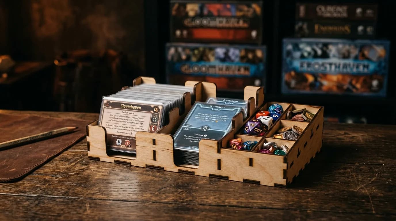 Knightsmiths Laser-Cut Tabletop Organizer